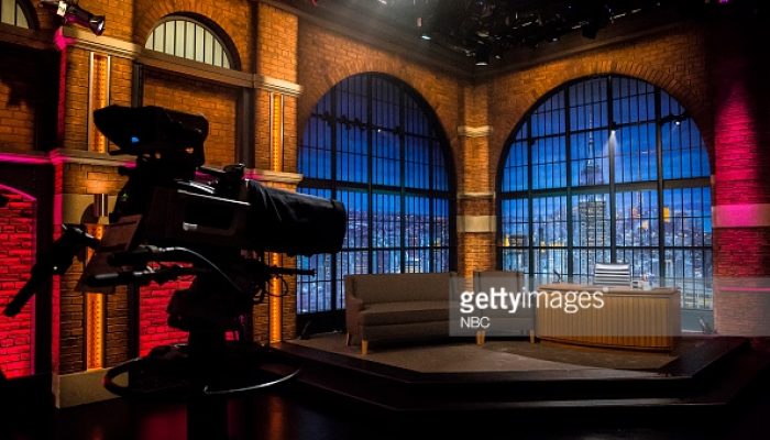 LATE NIGHT WITH SETH MEYERS -- (EXCLUSIVE COVERAGE) Episode 096 -- Pictured: Late Night set on September 15, 2014 -- (Photo by: Lloyd Bishop/NBC)
